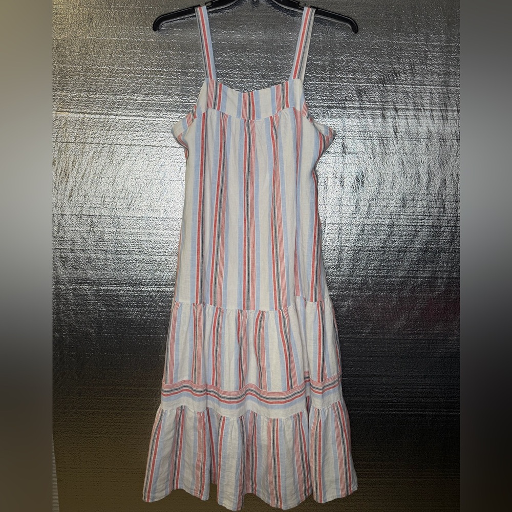 Crown & Ivy Multicolor Striped Midi Dress